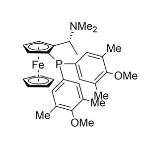 (S)-1-[双(4-甲氧基-3,5-二甲基苯基)膦基]-2-[(R)-1-(二甲基氨基)乙基]二茂铁 607365-35-5