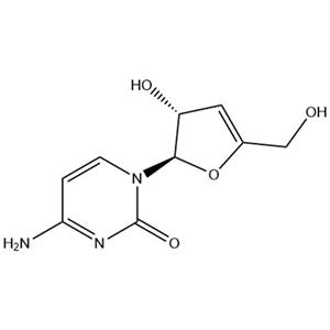 4-氨基-1-[(2R,3R)-3-羟基-5-(羟甲基)-2,3-二氢-2-呋喃基]嘧啶-2(1H)-酮；386264-46-6