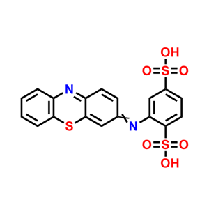 2-((3H-吩噻嗪-3-亚基)氨基)苯-1,4-二磺酸