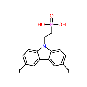 [2-(3，6-二碘- 9H-咔唑-9-基)乙 基]磷酸 3026275-69-1