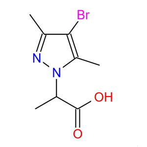 2-(4-溴-3,5-二甲基-1H-吡唑-1-基)丙酸