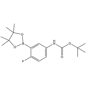 N-(4-氟-3-(四甲基-1,3,2-二氧杂硼烷-2-基)苯基)氨基甲酸叔丁酯