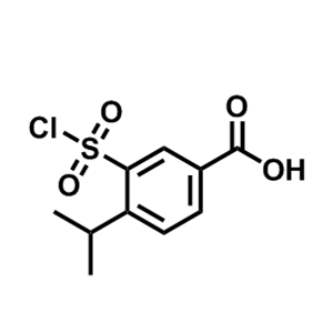3-(氯磺酰基)-4-异丙基苯甲酸