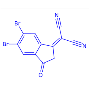 2-(5,6-二溴-3-氧代-2,3-二氢-1H-茚-1-亚基)丙二腈