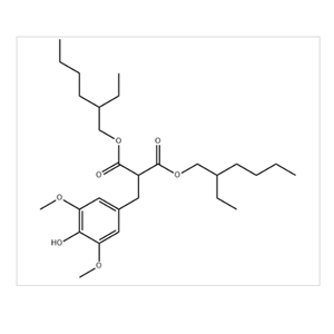 2-(4-Hydroxy-3,5-dimethoxybenzyl)malonsure bis(2-ethylhexyl )ester