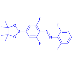 （E） -1-（2,6-二氟-4-（4,4,5,5-四甲基-1,3,2-二氧杂硼烷-2-基）苯基）-2-（2,6-六氟苯基）二氮烯