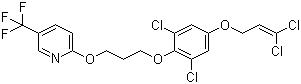 CAS 登录号：179101-81-6, 啶虫丙醚, 2-[3-[2,6-二氯-4-[(3,3-二氯-2-丙烯-1-基)氧基]苯氧基]丙氧基]-5-(三氟甲基)吡啶