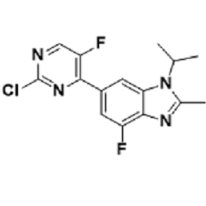 	6-(2-氯-5-氟-嘧啶-4-基)-4-氟-1-异丙基-2-甲基-1H-苯并咪唑