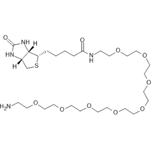 Biotin-PEG8-CH2CH2NH2