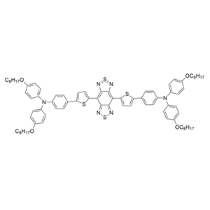 4,4'-苯并[1,2-c:4,5-c']双[1,2,5]噻二唑-4,8-二基二- 5,2-噻吩二基)双[N,N-双[4-(辛氧基)苯基]苯胺