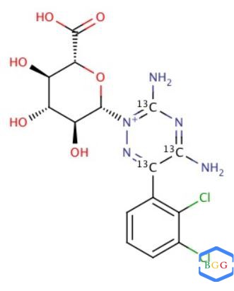 Lamotrigine-13C3 N2-Glucuronide,Lamotrigine-13C3 N2-Glucuronide