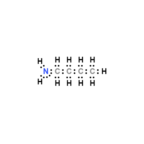 c4h11n lewis structure