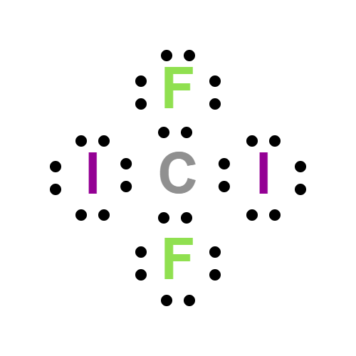 cf2i2 lewis structure