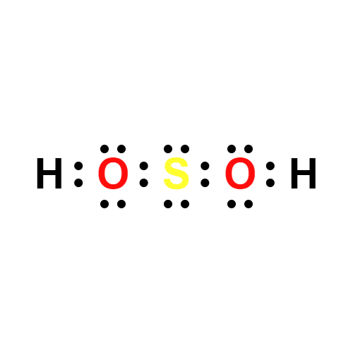 h2o2s lewis structure