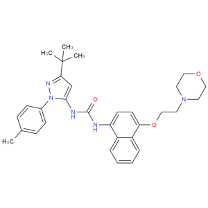 Birb-796,doramapimod	285983-48-4