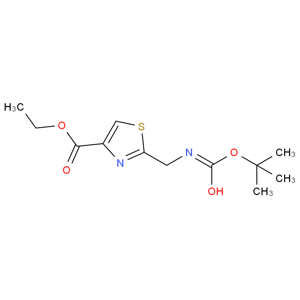 2-((叔丁氧羰基氨基)甲基)噻唑-4-甲酸乙酯