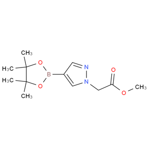 4-(4,4,5,5-四甲基-1,3,2-二噁硼烷-2-基)-1H-吡唑-1-乙酸甲酯;1-(甲氧羰基甲基)-1H-吡唑-4-硼酸频那醇酯